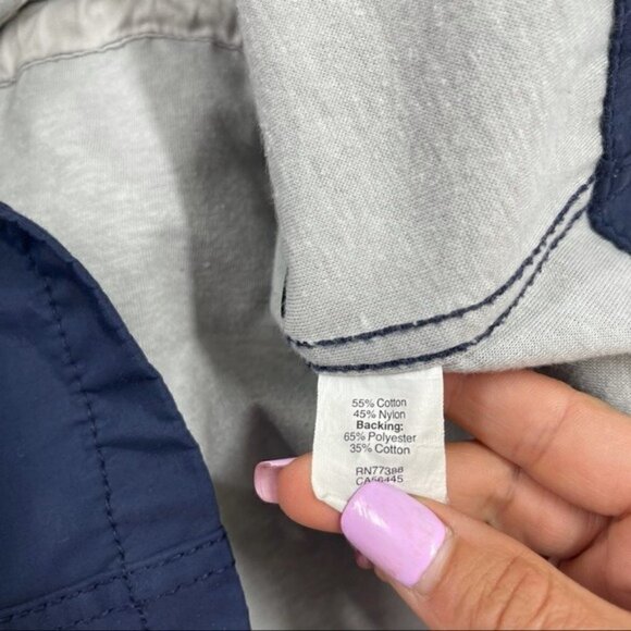 Madewell Fieldwalk Navy Blue Hooded Winter Jacket Women's Size Small S - Picture 11 of 12